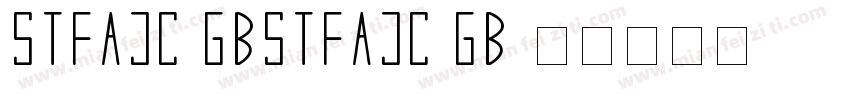 STFAJC GBSTFAJC GB字体转换